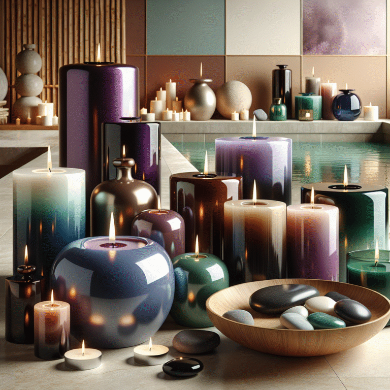 luxury candles that transform your space into a spa
