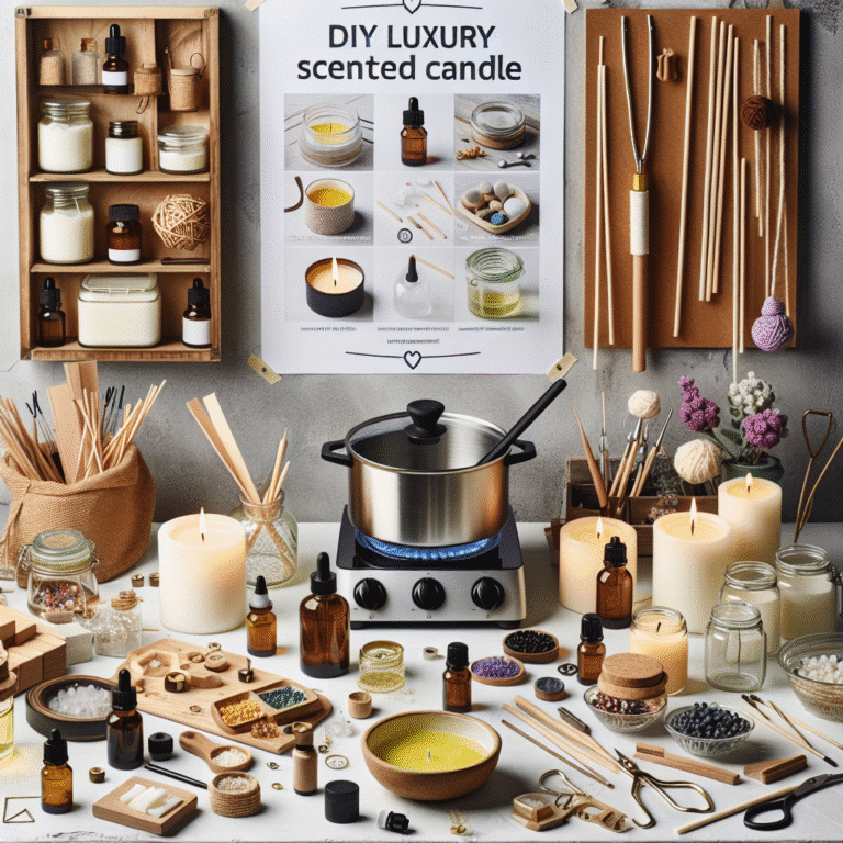 Transform Your Space: DIY Luxury Scented Candle Techniques