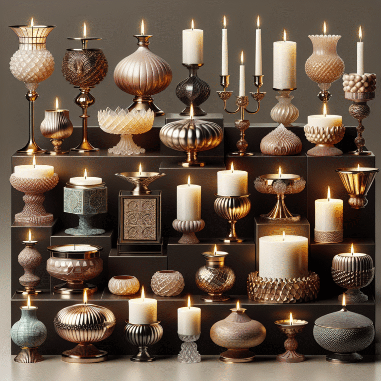 Best Candle Holders to Elevate Your Luxury Candle Experience