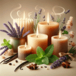 natural aroma candles for a refreshing atmosphere