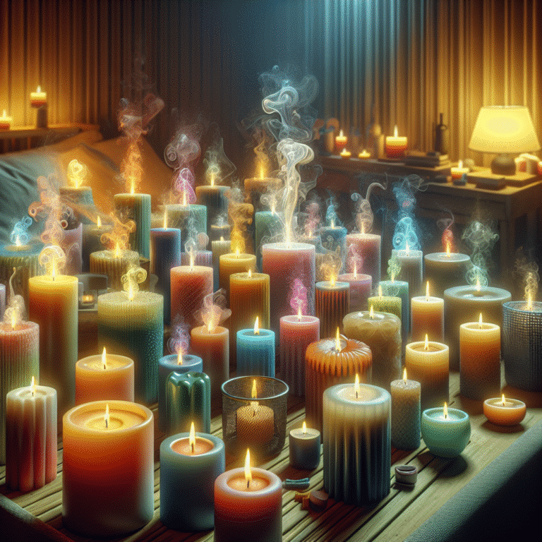 scented candles ideal for bedrooms