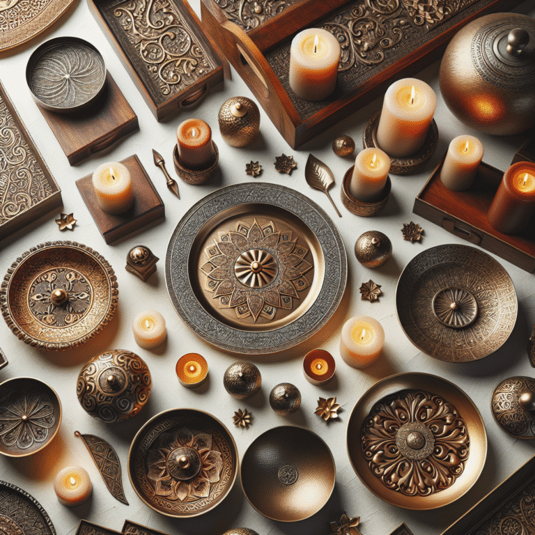decorative trays for candle display