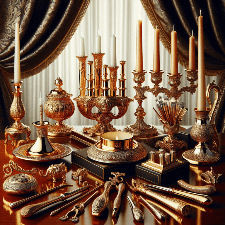 Unique Candle Accessories for a Luxurious Experience