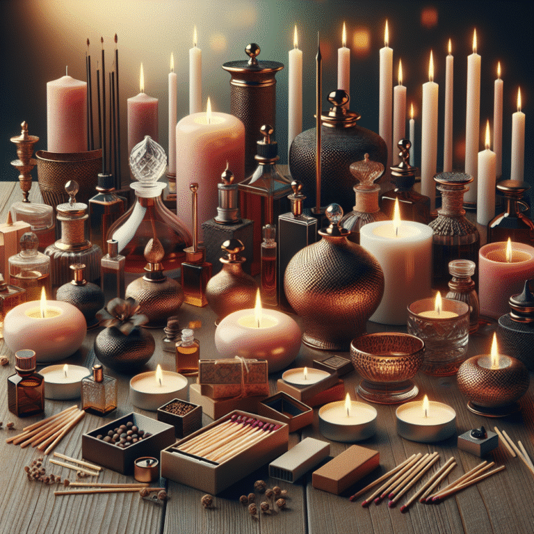 candle accessories for aromatherapy