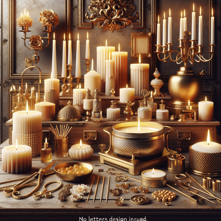 luxury candle making techniques for the perfect glow