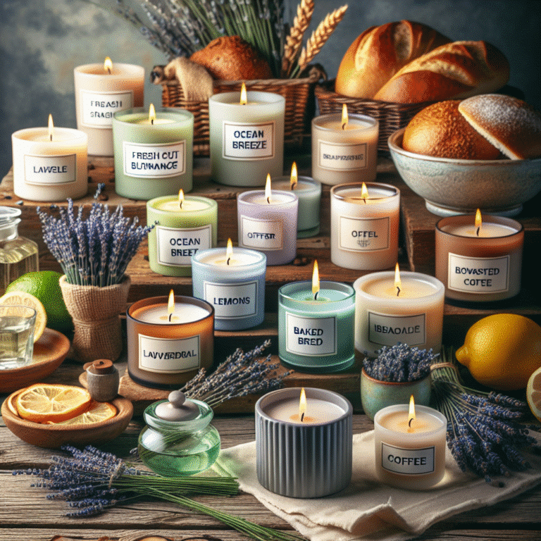unique and innovative candle scents for your home