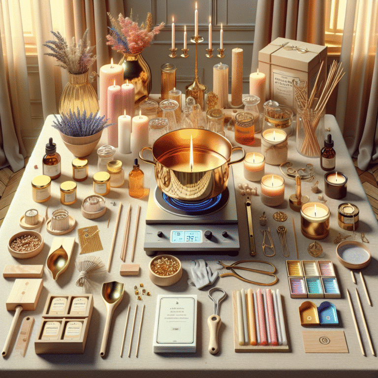 Essentials for a DIY Luxury Candle Workshop at Home