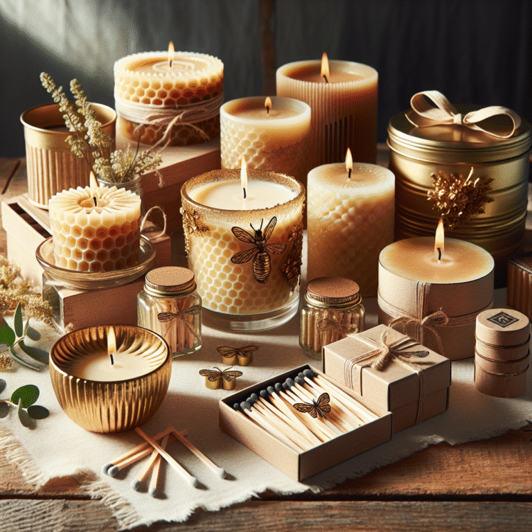 eco-luxury candles with sustainable practices