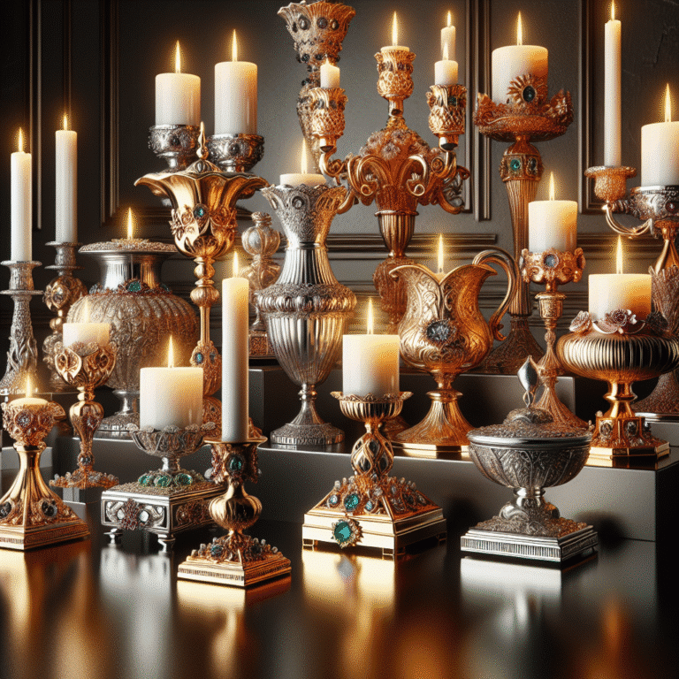 Best Candle Holders for Elevating Your Luxury Candle Experience