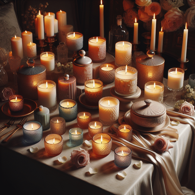 exclusive scented candles perfect for romantic settings