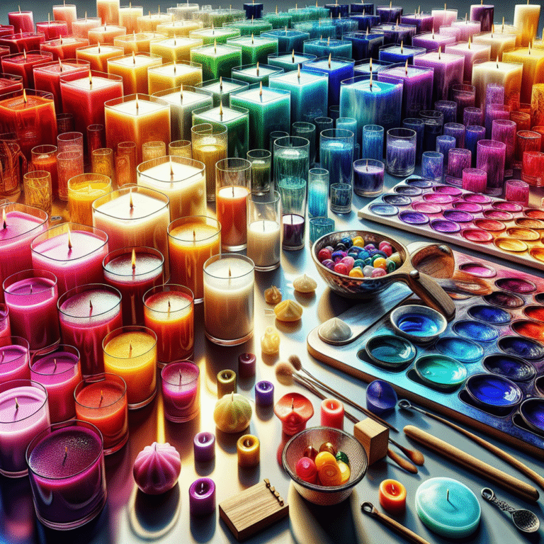 Adding Color to Your Luxury Candles: A Dyeing Guide