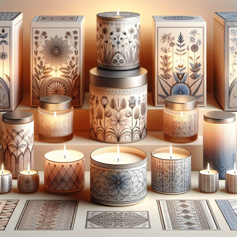 scented candle packaging ideas