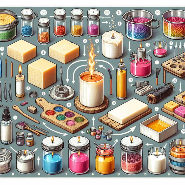 step-by-step candle making tutorial