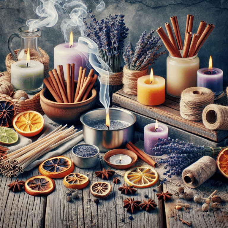 how to make candles with unique scents