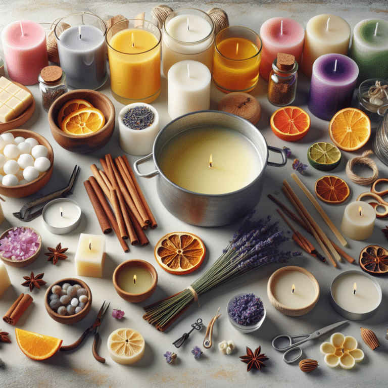 how to make candles with unique scents