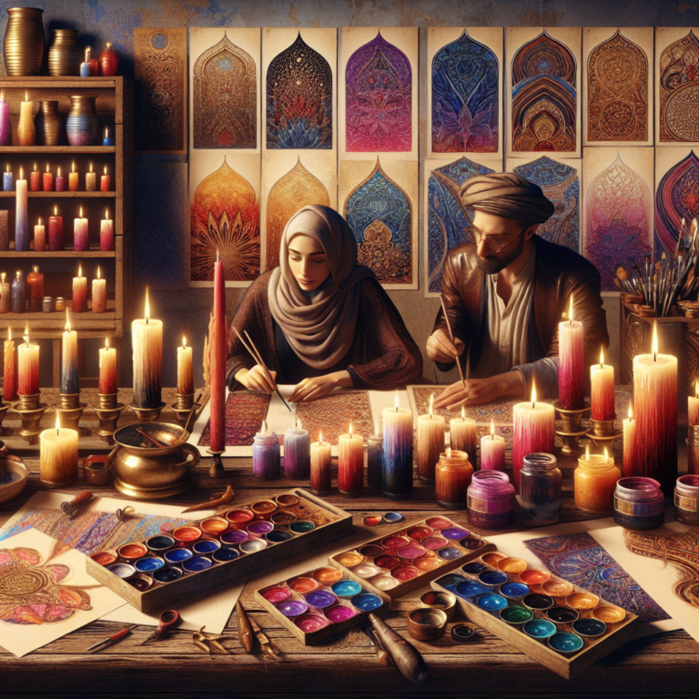 exploring candle dye techniques to enhance your luxury designs