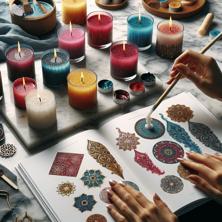 exploring candle dye techniques to enhance your luxury designs