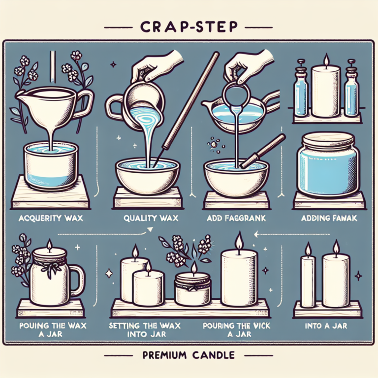 step-by-step guide to crafting premium candles