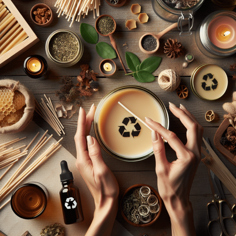 eco-conscious luxury: making sustainable scented candles