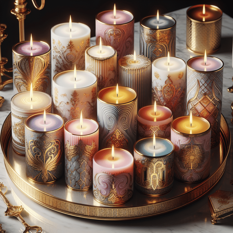 luxury candles designed to elevate mood