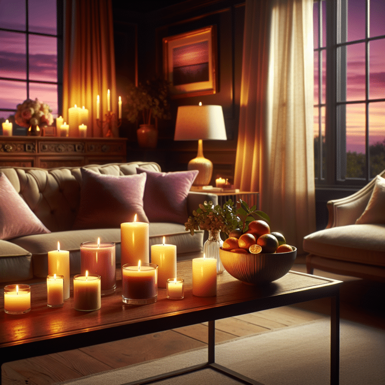 home fragrance tips using scented candles