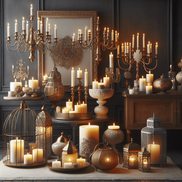 Transform Your Space with Elegant Candle Accessories and Displays.