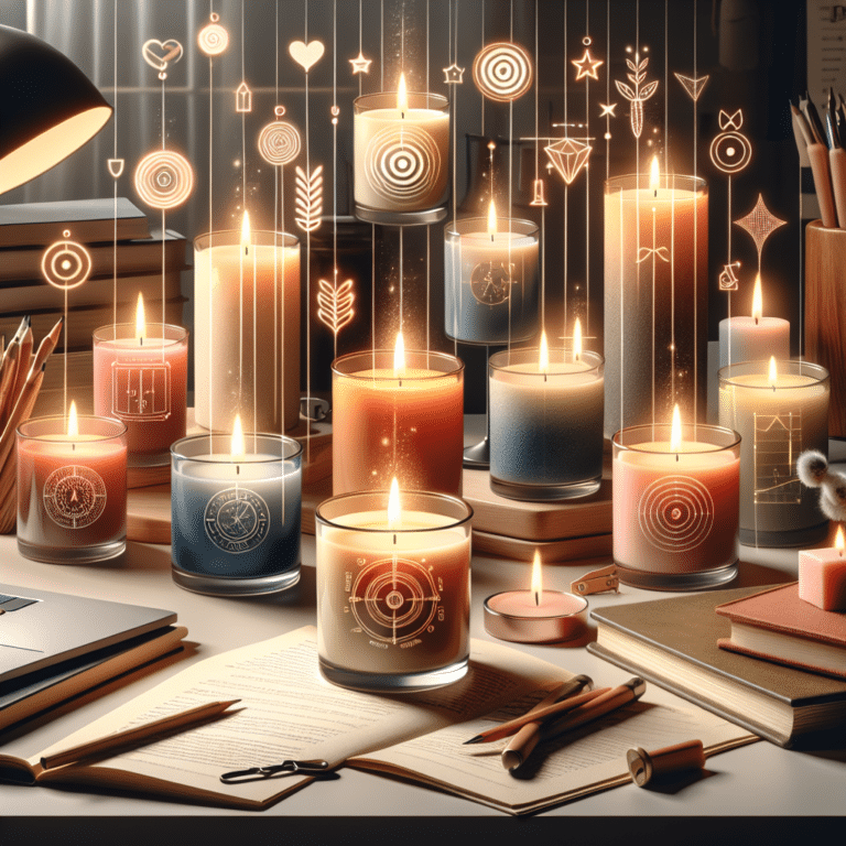 candle scents designed to boost focus and productivity