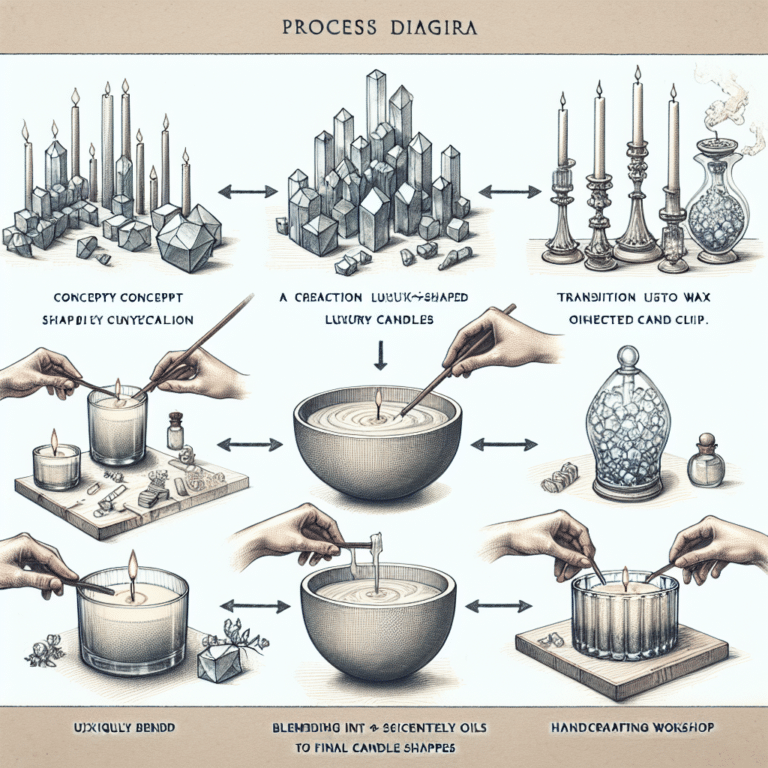 building a luxury candle line: from concept to creation